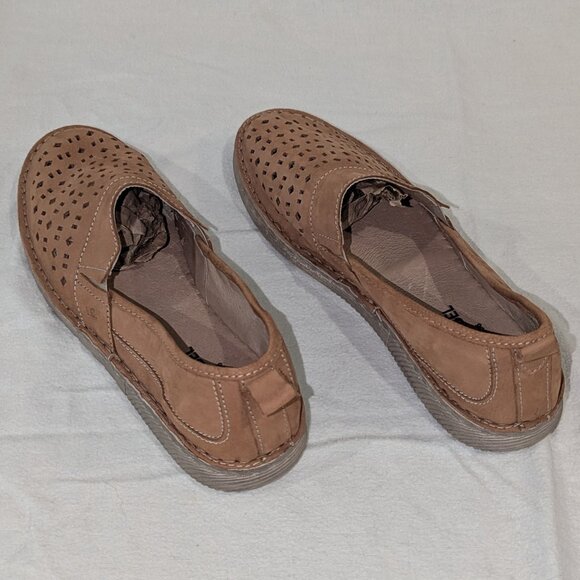 Josef Seibel | Sofie 27 Leather Tan Brown Flats Slip On Shoes 10.5 - Picture 3 of 8